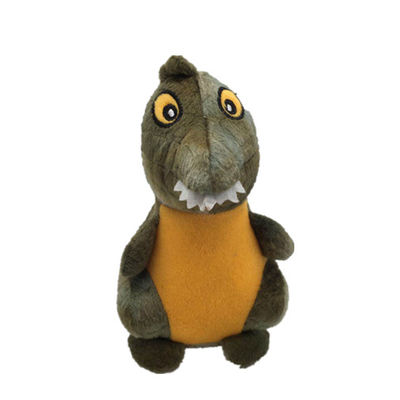 17cmはPlushおもちゃの緑恐竜を記録する6.69インチぬいぐるみの話す背部を