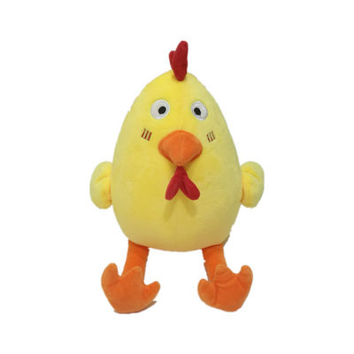 8.66inの22cm Plush枕クッションの黄色い鶏のPlushおもちゃの粒子は満ちた