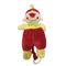 赤い道化師の演劇機能EMCの音楽的な人形38CMの14.96IN幼児Plushおもちゃ
