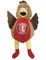 0.4M 15.75inブラウンの友好的な子供のための赤い記念品のおもちゃのチャールトン・アスレティックのマスコット
