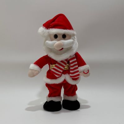 歌と踊りのクリスマスサンタとトナカイ