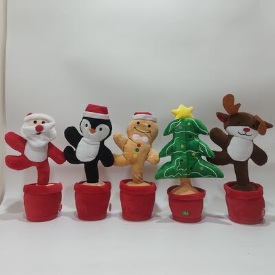 歌って踊るクリスマスシリーズ サンタクロース ジンジャーブレッドマン クリスマスツリー ペンギン ヘラジカ
