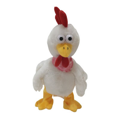 32cm柔らかいおもちゃの鶏の雌鶏のぬいぐるみを歌う12.6インチのかわいいダンス