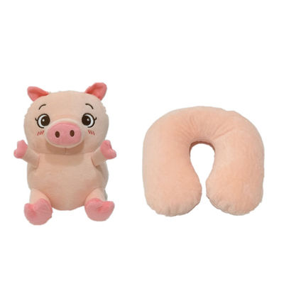 Warmness 0.2M 7.87インチの豚のようなPlushおもちゃの大人Rohsのための動物の首の枕