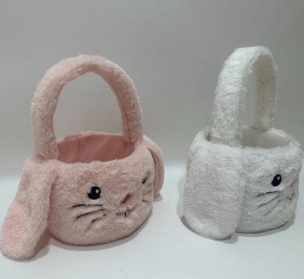 ホットセール イースター可愛い&Prettyピンク&ホワイト 毛布のウサギバスケット