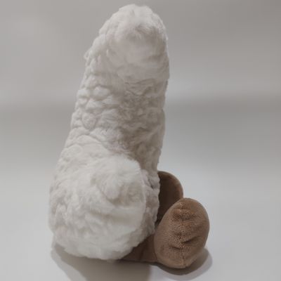 赤ちゃんのための呼吸効果とLEDライトのプラッシュスリーピングムーンおもちゃ