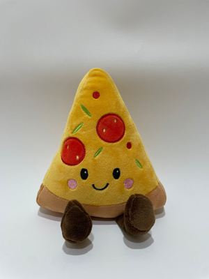 7 PCS 種類 ピザ プルーッシュ トイ 可愛い 食べ物 詰め物 動物 子供 家庭 飾り