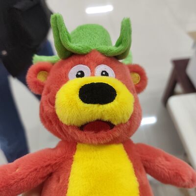 Recording & Repeating Moving Left And Right Strawberry Bear