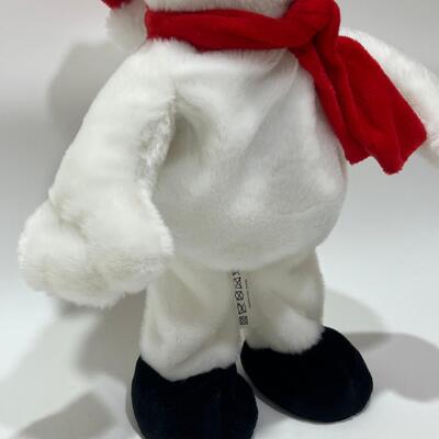 歌って踊るクリスマススノーマンプラッシュトイ（音楽付き）