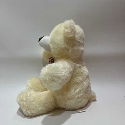 歌う&拍手 クリーム テディベア プラッシュ トイ インタラクティブな音楽 熊 クラシック プレッド ブーティ 詰め物
