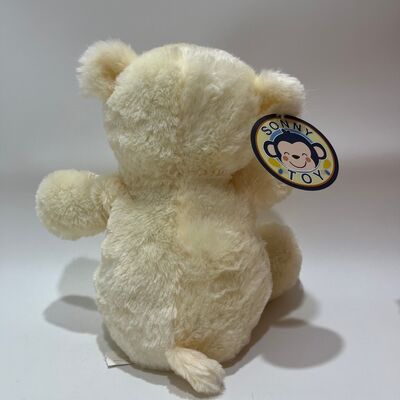 歌う&拍手 クリーム テディベア プラッシュ トイ インタラクティブな音楽 熊 クラシック プレッド ブーティ 詰め物