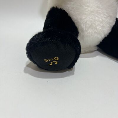 インタラクティブなピーク・ア・ブー パンダ・プルーシュ・おもちゃ 繰り返しの機能と音楽 可愛い横たわる隠れ家