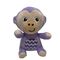 15CMフィッシャーの価格子供のためのPlush紫色猿のぬいぐるみのギフト